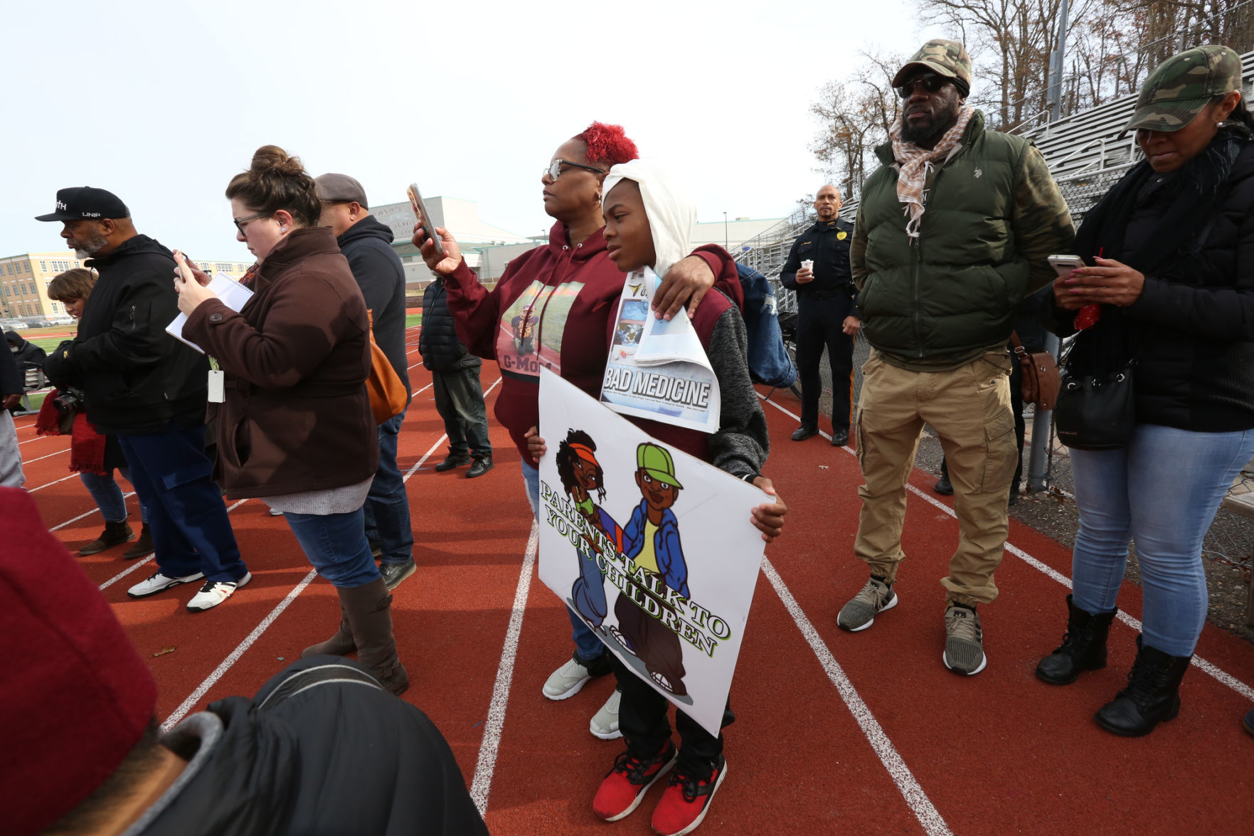 Pleasantville peace march